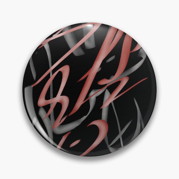 Item preview, Abstract Calligraphic Strokes in Red and Charcoal designed and sold by Senorona.