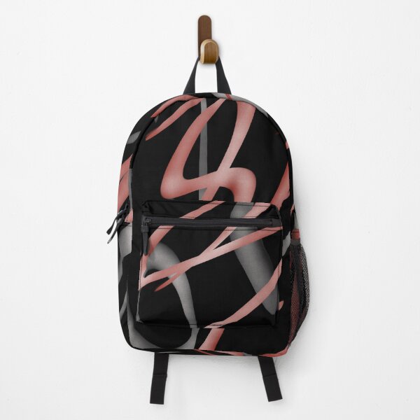 Item preview, Abstract Calligraphic Strokes in Red and Charcoal designed and sold by Senorona.