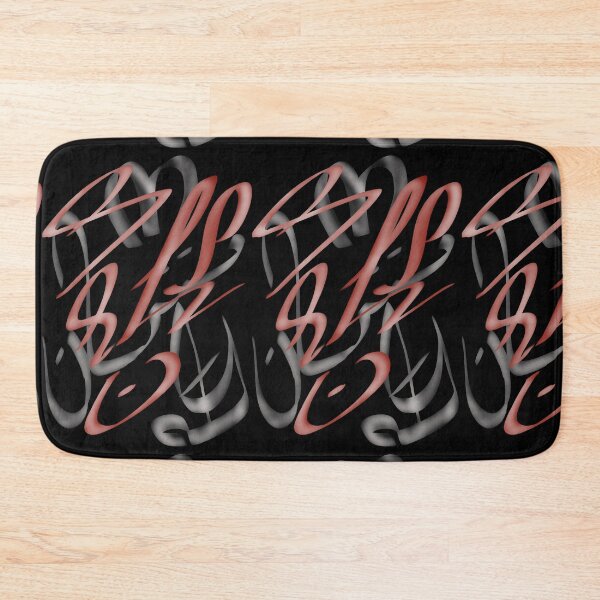 Item preview, Abstract Calligraphic Strokes in Red and Charcoal designed and sold by Senorona.
