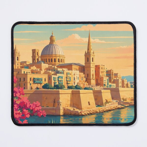 Item preview, Valletta Malta Travel Poster designed and sold by MatthewHeights.