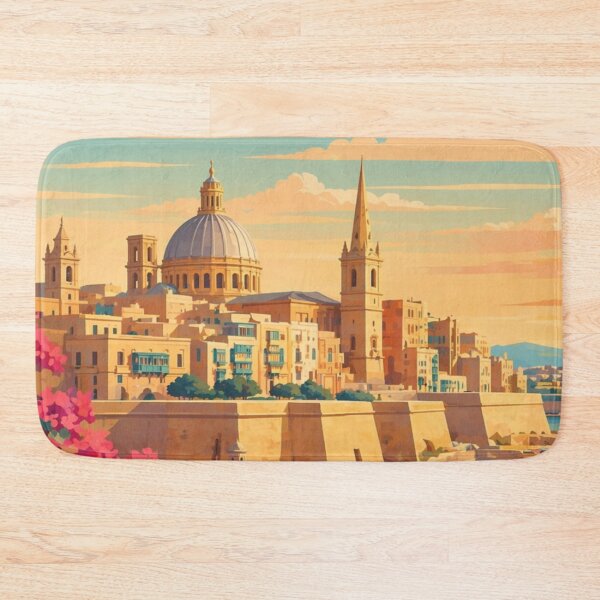 Item preview, Valletta Malta Travel Poster designed and sold by MatthewHeights.