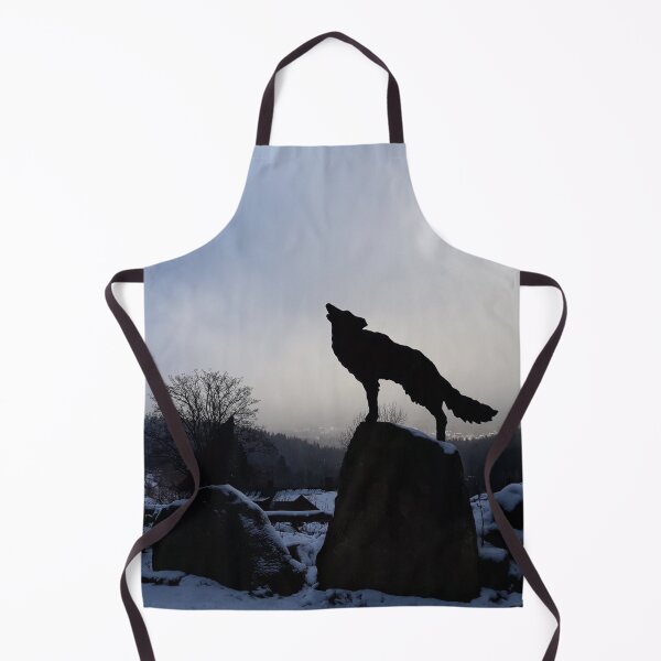 Item preview, Wolf Silhouette Howling in Misty Mountains designed and sold by Kainicram.