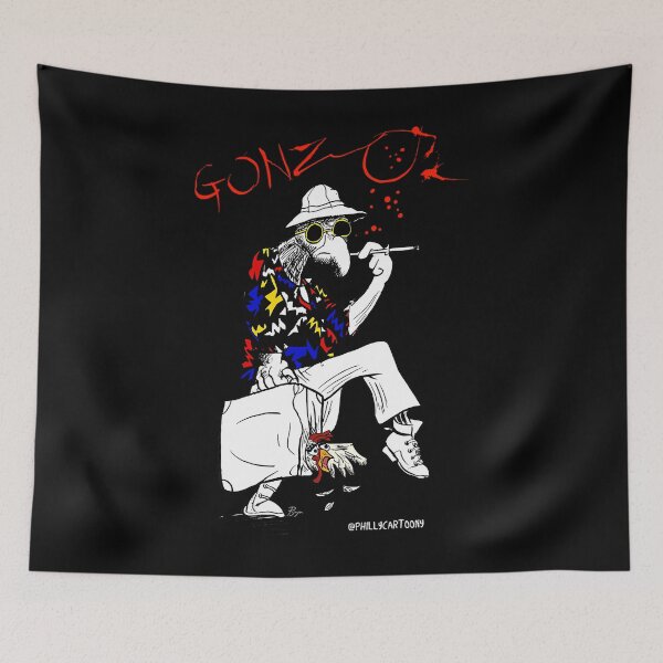 Item preview,  Gonzo- Fear And Loathing In Las Vegas Parody designed and sold by eskiastudio.
