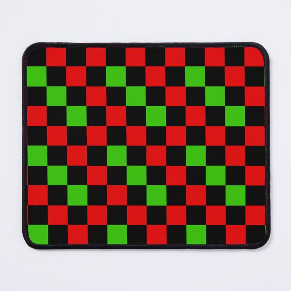 Item preview, Red Black Green Checkered Design designed and sold by PatternTitan.