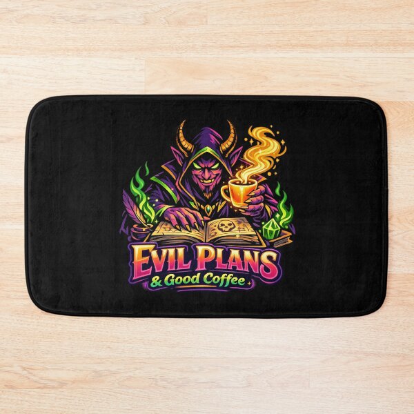 Item preview, Evil Plans & Good Coffee – Dark Fantasy Wizard Coffee Humor  designed and sold by SidTastic .