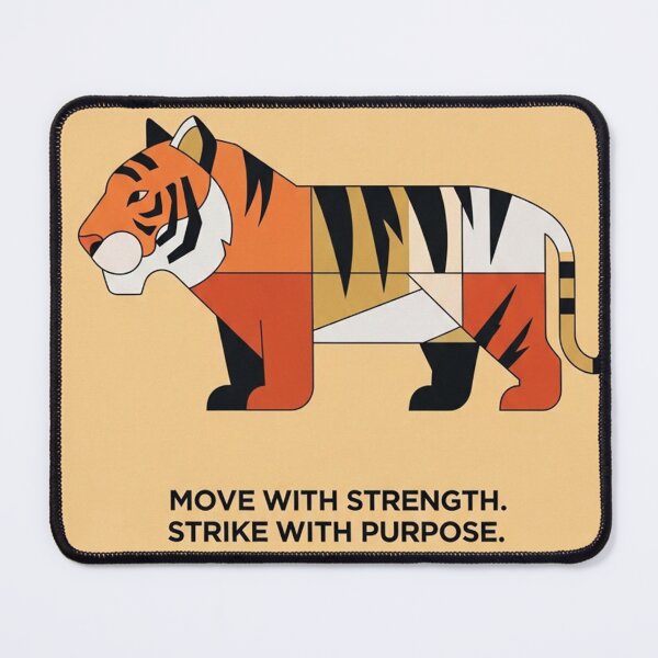 Item preview, Tiger Strength Purpose Motivational Design designed and sold by RiteshOrten.