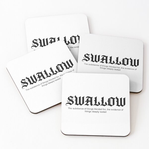 Item preview, Swallow The Substance Of Things Thirsted For - Edgy Gothic Typography designed and sold by P2P-paotopao.