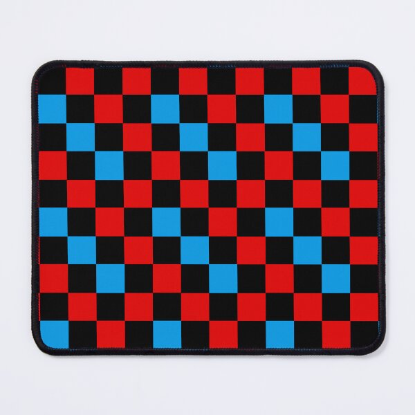Item preview, Red Black Blue Checkered Design designed and sold by PatternTitan.