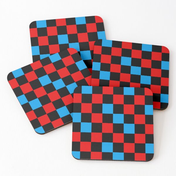 Item preview, Red Black Blue Checkered Design  designed and sold by PatternTitan.