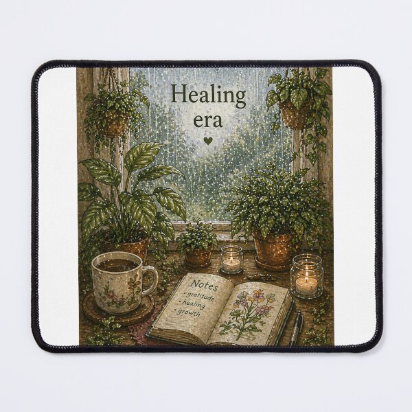 Item preview, Healing Era – Self Growth & Recovery Cottagecore Design designed and sold by InkWanderStudio.