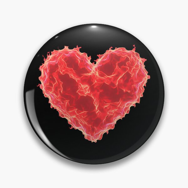 Item preview, Flaming Heart – Burning Love Energy designed and sold by RH Design Lab.