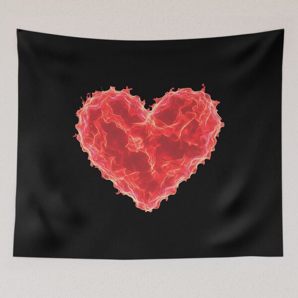 Item preview, Flaming Heart – Burning Love Energy designed and sold by RH Design Lab.