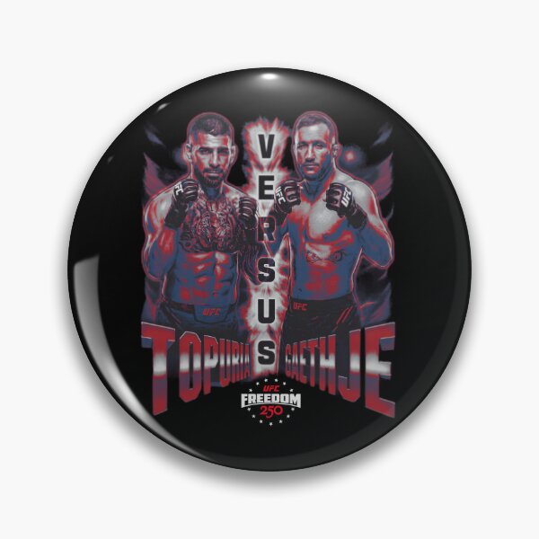 Item preview, Ilia Topuria Vs. Justin Gaethje UFC Freedom 250 Matchup designed and sold by JeyVel.