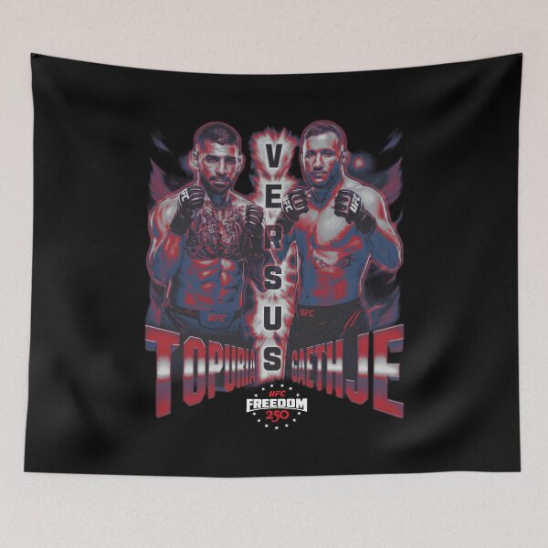 Item preview, Ilia Topuria Vs. Justin Gaethje UFC Freedom 250 Matchup designed and sold by JeyVel.