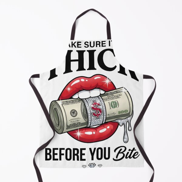 Item preview, Make Sure It's Thick Before You Bite - Edgy Money Lips Y2K Streetwear designed and sold by P2P-paotopao.