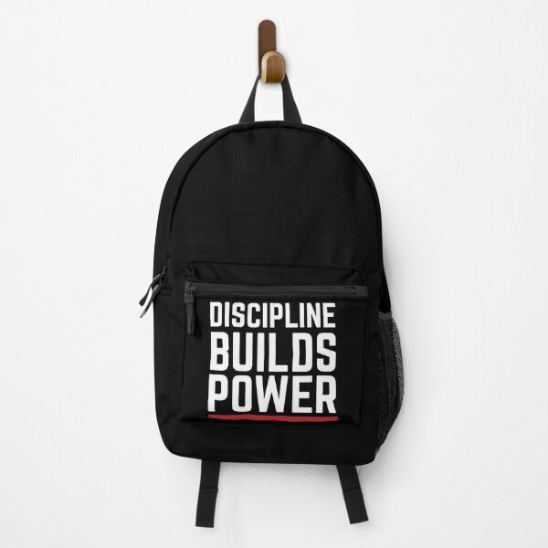 Item preview, Discipline Builds Power | Gym Motivation & Fitness Mindset Quote designed and sold by VizoArt-Studio.