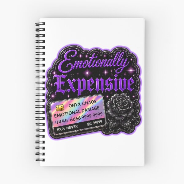 Item preview, Emotionally Expensive Aesthetic Sticker designed and sold by Onyx Chaos.