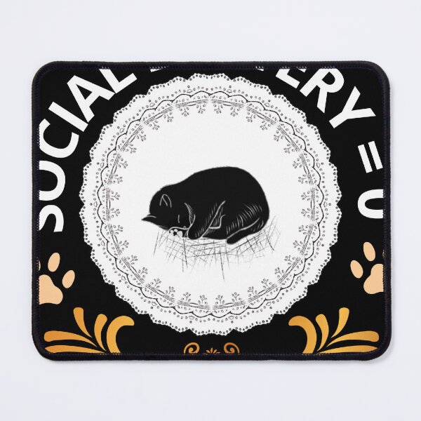 Item preview,  Introvert Cat, social security=0 designed and sold by Raxid2022.