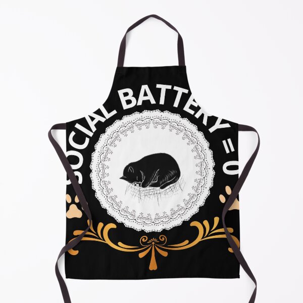 Item preview,  Introvert Cat, social security=0 designed and sold by Raxid2022.