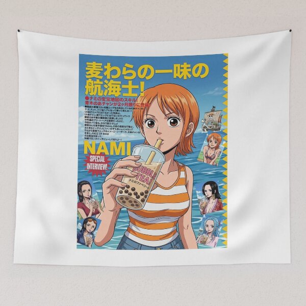 Item preview, Nami Bubble Tea Edition-One Piece designed and sold by zumerdiego.