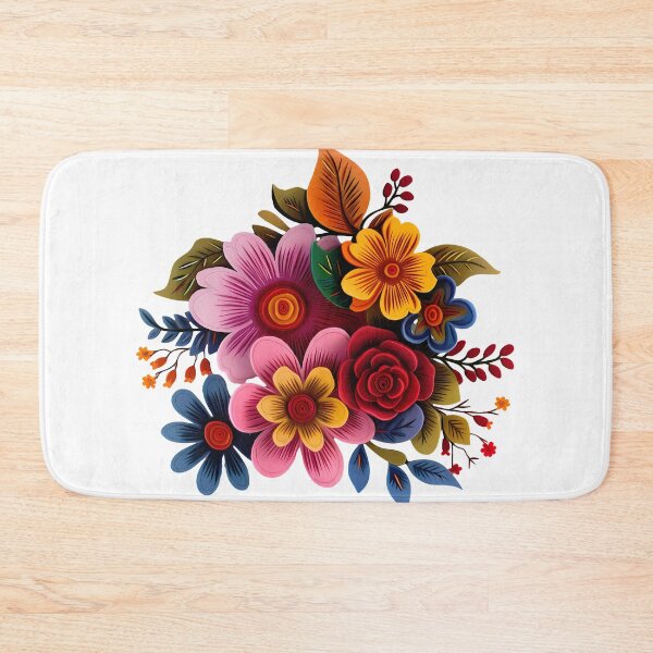 Item preview, Vivid Paper-Cut Floral Bouquet - 3D Layered Garden Illustration designed and sold by DesignArtist.ia.