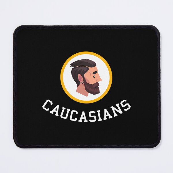 Item preview, Washington Caucasians Football Parody Logo Hipster White People Sports Fan designed and sold by Monazmecho.