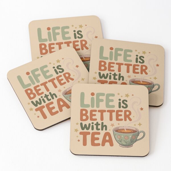Item preview, Life Is Better With Tea designed and sold by Moonody Designs.
