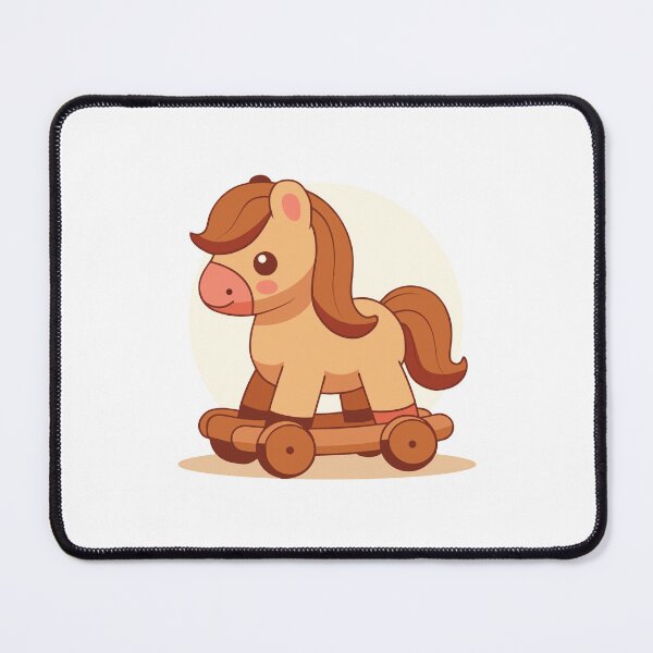 Item preview, Vintage Style Rocking Horse Toy Cartoon designed and sold by mjowsc.
