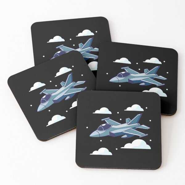 Item preview, Cool Cartoon Fighter Jet in Clouds designed and sold by mjowsc.
