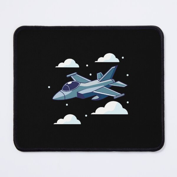 Item preview, Cool Cartoon Fighter Jet in Clouds designed and sold by mjowsc.