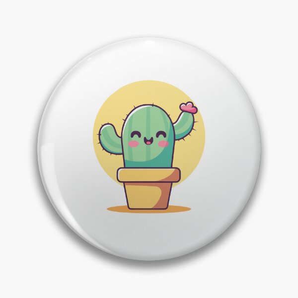 Item preview, Happy Smiling Cartoon Cactus in Pot designed and sold by mjowsc.