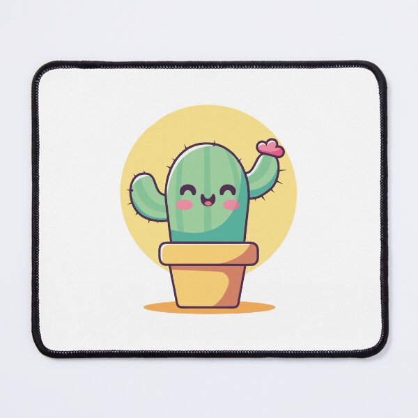 Item preview, Happy Smiling Cartoon Cactus in Pot designed and sold by mjowsc.