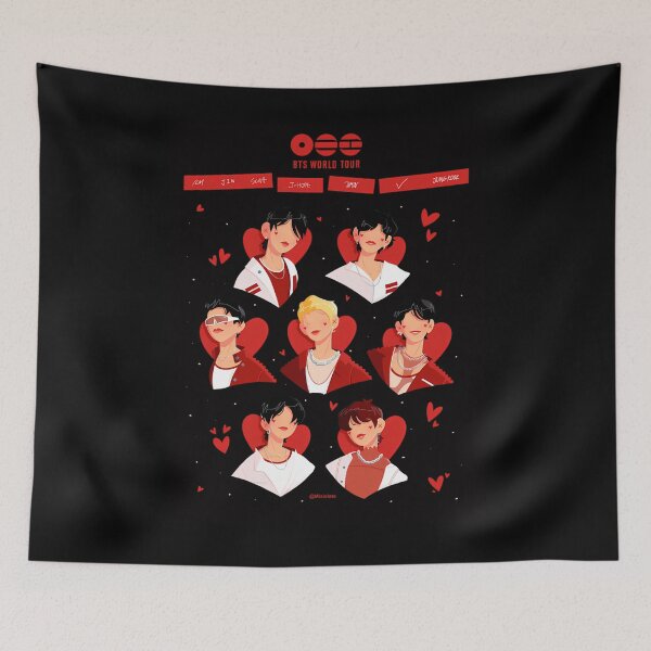 Artikelvorschau, BTS 2026/2027 Tour Konzert K-Pop Fan Konzert T-Shirt Army entworfen und verkauft von Monazmecho.