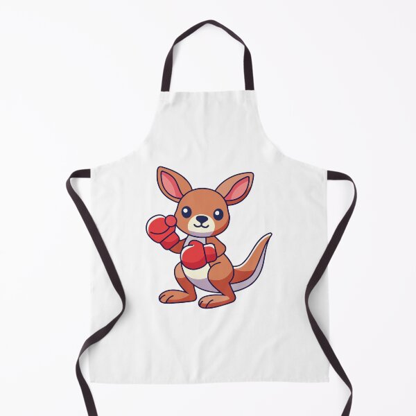 Item preview, Cute Boxing Kangaroo with Red Gloves Cartoon designed and sold by mjowsc.