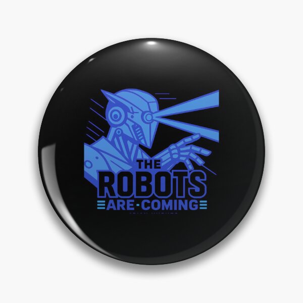 Item preview, Robot The Bots Are Coming AI Sci Fi Futuristic Android AI Tech Graphic Tee designed and sold by TEEJAMBOREE.