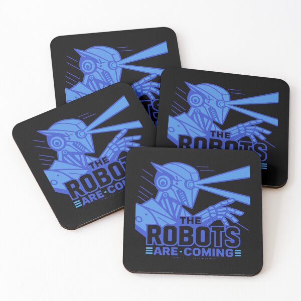 Item preview, Robot The Bots Are Coming AI Sci Fi Futuristic Android AI Tech Graphic Tee designed and sold by TEEJAMBOREE.