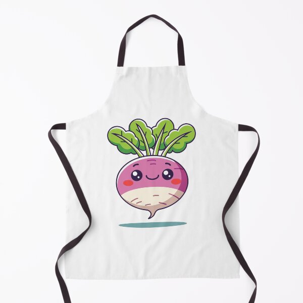 Item preview, Cute Smiling Radish Vegetable Character designed and sold by mjowsc.
