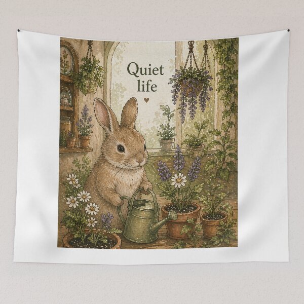 Item preview, Quiet Life – Minimal Cottagecore Calm Living Design designed and sold by InkWanderStudio.