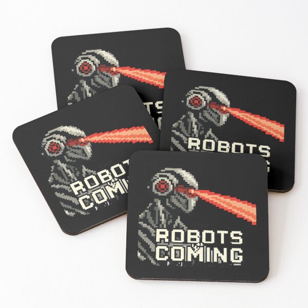 Item preview, Robot The Bots Are Coming AI Sci Fi Futuristic Android AI Tech Graphic Tee designed and sold by TEEJAMBOREE.
