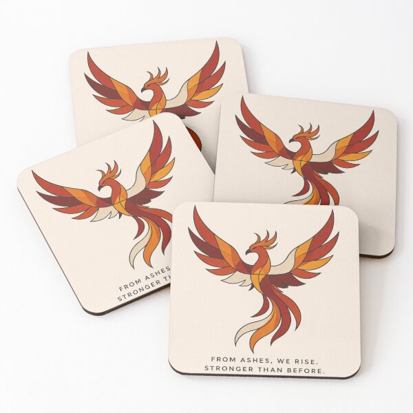 Item preview, Phoenix Rebirth Strength Inspirational Design designed and sold by RiteshOrten.