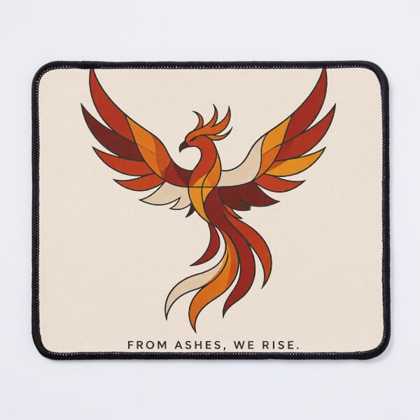 Item preview, Phoenix Rebirth Strength Inspirational Design designed and sold by RiteshOrten.