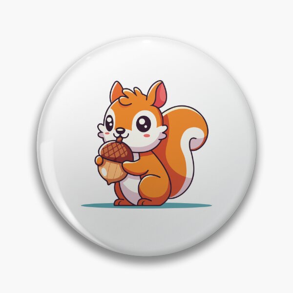 Item preview, Cute Squirrel Holding a Large Acorn designed and sold by mjowsc.