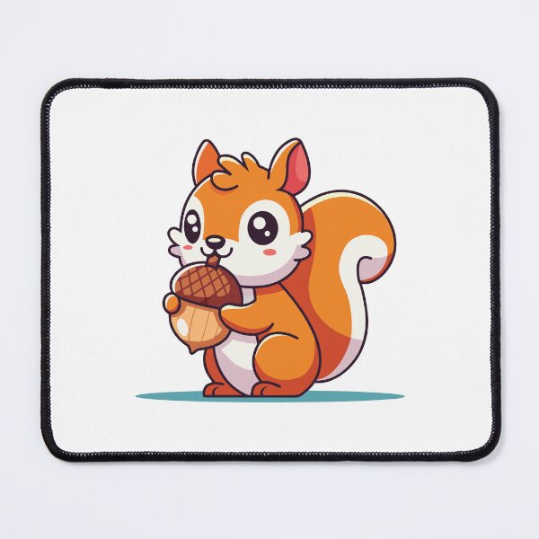 Item preview, Cute Squirrel Holding a Large Acorn designed and sold by mjowsc.