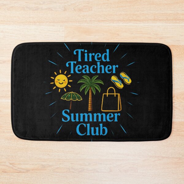 Artikelvorschau, Sommerclub-Shirt für müde Lehrer – Lustiges Urlaubs-Shirt für Lehrer, Strand-Sommerferien-Shirt entworfen und verkauft von Negisandeep studio.