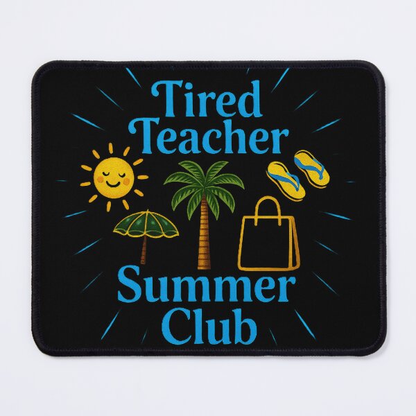 Artikelvorschau, Sommerclub-Shirt für müde Lehrer – Lustiges Urlaubs-Shirt für Lehrer, Strand-Sommerferien-Shirt entworfen und verkauft von Negisandeep studio.