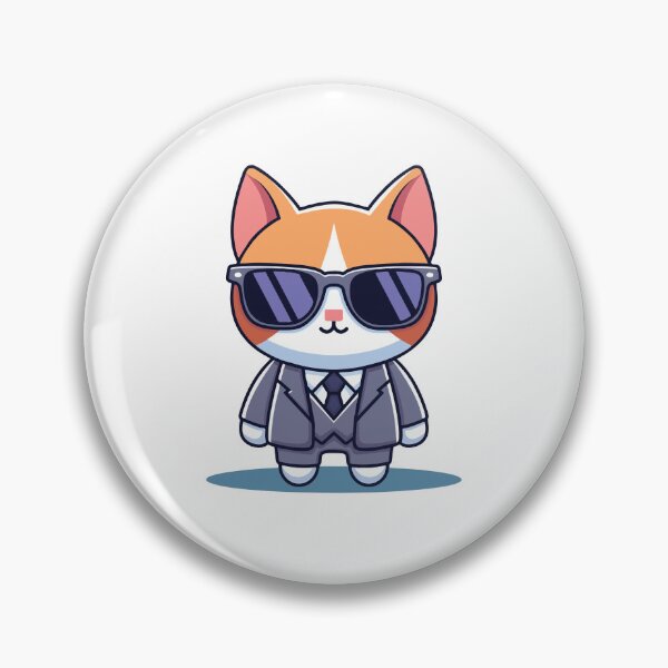 Item preview, Cool Boss Cat in Suit and Sunglasses designed and sold by mjowsc.