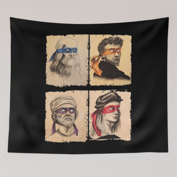 Item preview,  Funny Italian Artists Turtles Art Lovers Gift Renaissance Ninja Artists For Women Men designed and sold by Nelelelen.