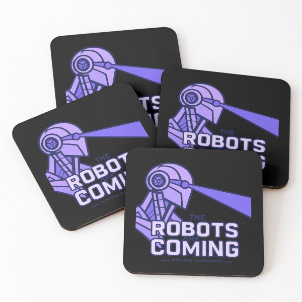 Item preview, Robot The Bots Are Coming AI Sci Fi Futuristic Android AI Tech Graphic Tee designed and sold by TEEJAMBOREE.