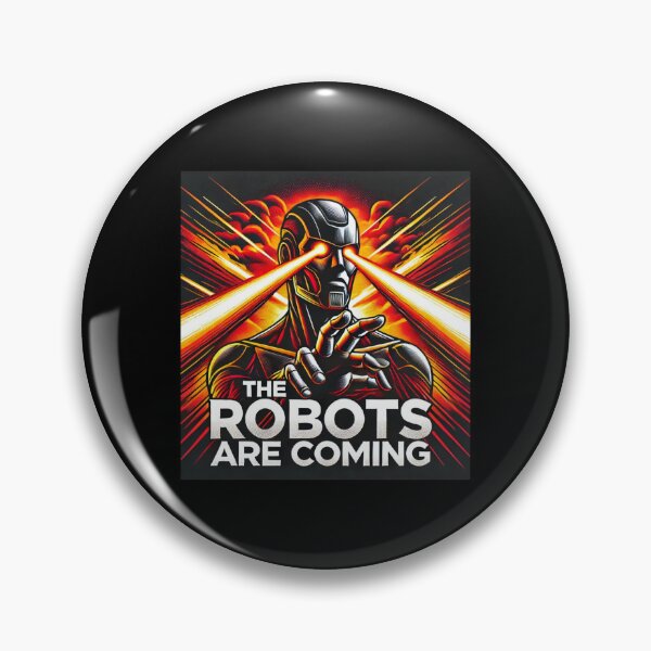 Item preview, Robot The Bots Are Coming AI Sci Fi Futuristic Android AI Tech Graphic Tee designed and sold by TEEJAMBOREE.
