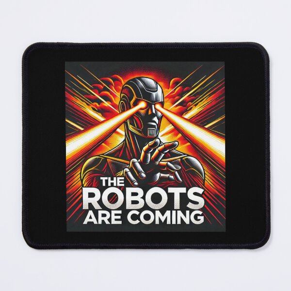 Item preview, Robot The Bots Are Coming AI Sci Fi Futuristic Android AI Tech Graphic Tee designed and sold by TEEJAMBOREE.